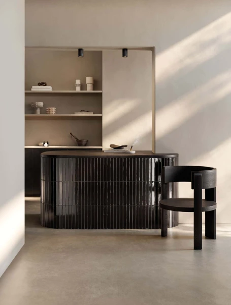 Atsumi extruded ceramic tiles by Yukari Ceramics