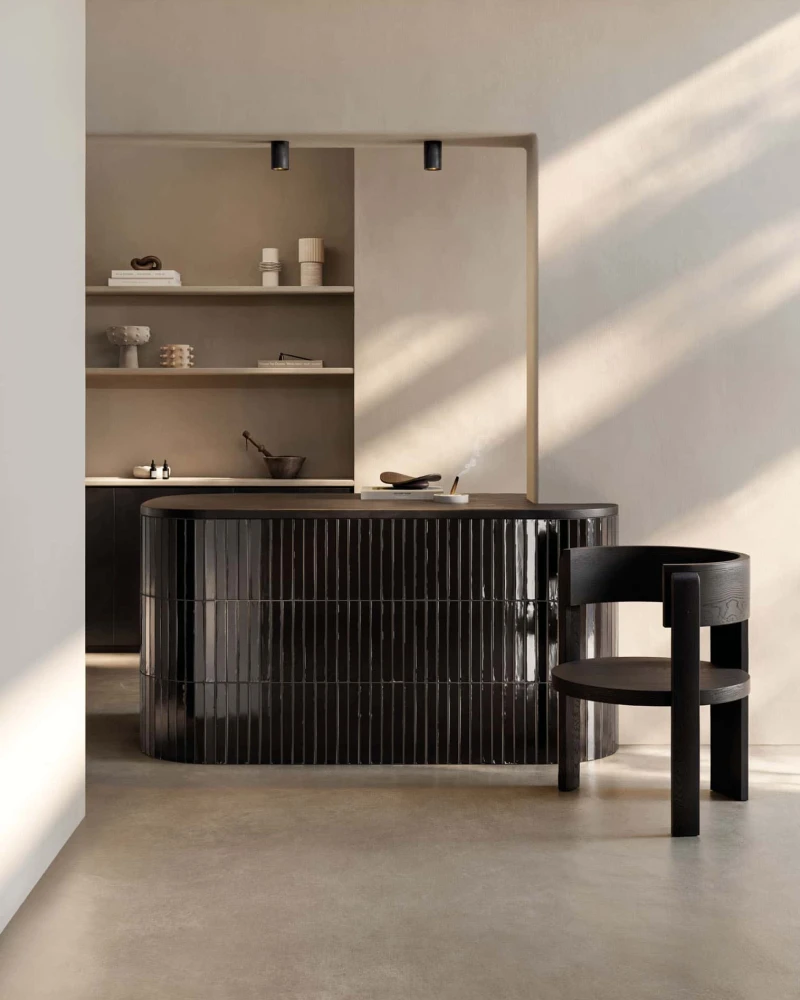 Atsumi extruded ceramic tiles by Yukari Ceramics