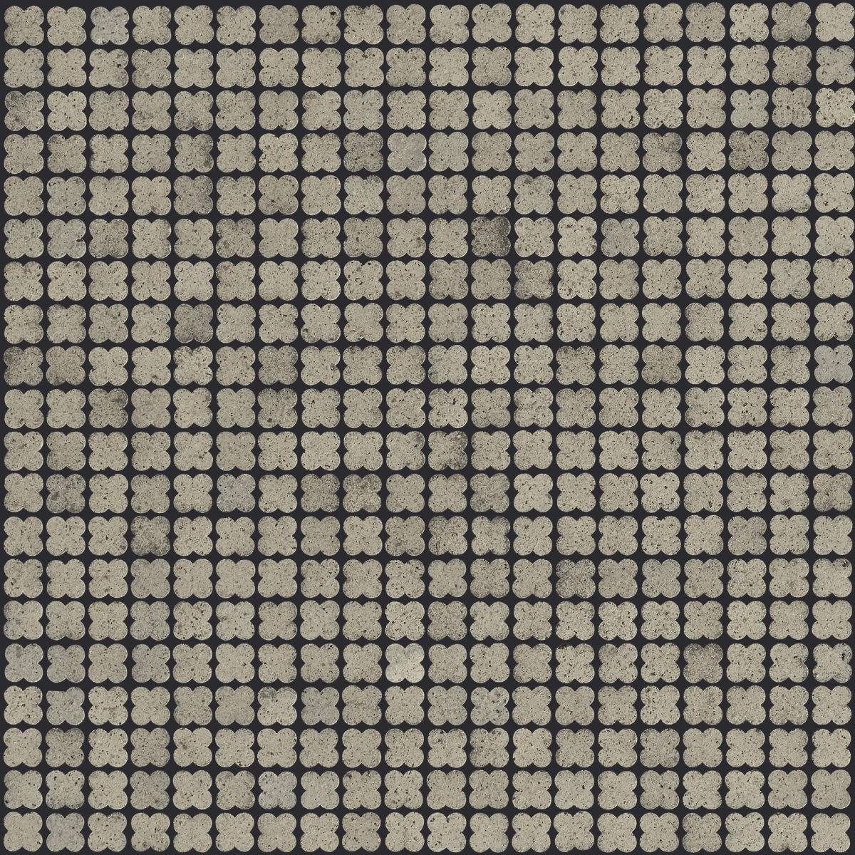 Floral Light Taupe